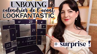 LE CALENDRIER DE LAVENT LOOKFANTASTIC 2024  YAYY  🥳 Unboxing  SURPRISE  🎅🏼🎁  LOdoesmakeup [upl. by Enairda]