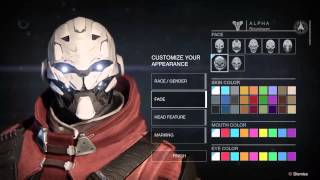 Destiny Alpha Character Creation Warlock [upl. by May677]