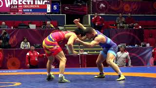 14 FS  61 kg N OKHLOPKOV ROU v M NAIM BUL [upl. by Aonian]