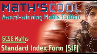 GCSE Maths  Number Topics Standard Index Form SIF [upl. by Mosi158]