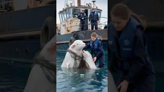 Baby dolphins heartfelt plea to sailor to save his injured mother animals [upl. by Edieh]