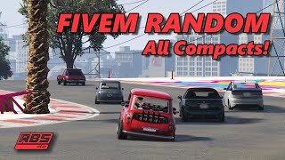 Racing All Compacts 001s Close Finish  GTA FiveM Random More 18 №128 [upl. by Yob]