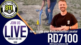 How to Locate Utilities using the RD7100 by Radiodetection [upl. by Henley]