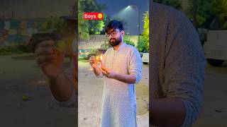 Girls 👧 Vs Boys 👦 on Diwali 🪔 dushyantkukreja shorts [upl. by Enyala]