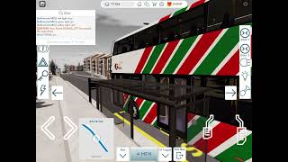 Roblox Canterbury bus simulator route 500 [upl. by Yelehsa447]