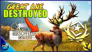 IT HAPPENED  Chasing THE GREAT ONE in Hirschfelden  theHunter Call of the Wild [upl. by Kayley]