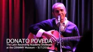 Latin Recording Academy Showcase with Donato Poveda [upl. by Coplin]