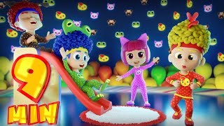 Pajamas Party Fun  MORE D Billions Kids Songs [upl. by Haelhsa510]