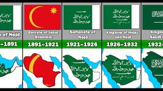 Evolution of Saudi Arabian Flag and Territory [upl. by Elfreda]