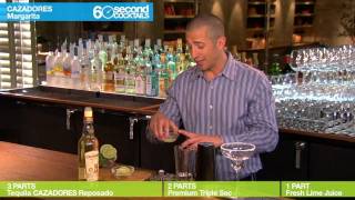 60 Second Cocktails  How to Mix a CAZADORES Margarita [upl. by Azelea89]