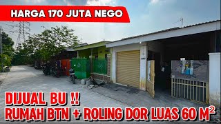 Dijual rumah tipe 4560  cocok untuk usaha  harga murah 170 juta nego sampai jadi [upl. by Aner]