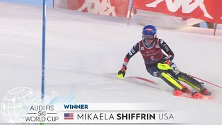 Ski Alpin Womens Slalom II LeviFIN 2run Highlights 2023  89th Victory for Michaela Shiffrin 🥳 [upl. by Lanor]