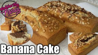 Banana cake  Banana Loaf by mhelchoice Madiskarteng Nanay [upl. by Burl638]