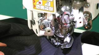 STROBEL 218DTP Two thread felling machine for undercollars [upl. by Jasmin753]