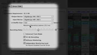 Setting Up A Digi 002 In Logic Pro 9 [upl. by Ahsinauq387]