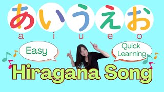 【Learn Hiragana】 Hiragana Song Japanese Alphabet [upl. by Emlen]