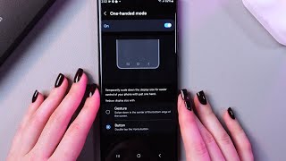 How to EnableDisable OneHanded Mode on Samsung S22 Ultra [upl. by Ainej279]