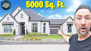 Massive HOUSTON TEXAS New Construction Homes for CHEAP Woodsons Reserve [upl. by Nuahsyd934]