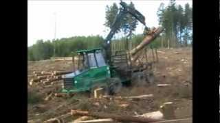 Holz machen 2013 mit IHC Fendt Timberjack Volvo und Felix [upl. by Romaine814]