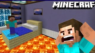 MINECRAFT BUT WHERE I SPAWN IS LAVA minecraftviralvideo [upl. by Grider]