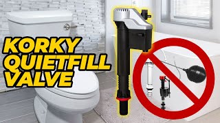 Korky QuietFILL Review PLATINUM EDITION Toilet Fill Valve [upl. by Marciano649]