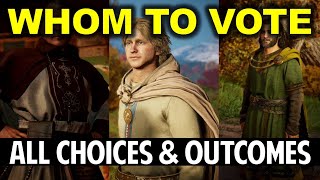 Vote for Ealdorman of Lincolnscire Hunwald Aelfgar or Herefrith  Choices amp Outcomes  AC Valhalla [upl. by Binah120]