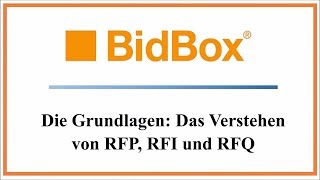 Was ist RFP  RFI  RFQ [upl. by Ober]