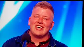 Gruffydd Wyn Roberts wows BGT judges and gets golden buzzer [upl. by Atined]