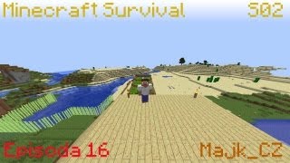 Czech Lets play  Minecraft  Survival 16  Hledání jeskyně MajkCZ [upl. by Kamila]