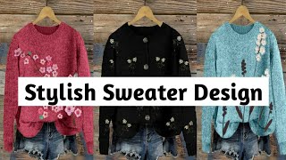 Stylish Sweater For Winter  Winter Special Sweater Design  Sweater Design Ideas [upl. by Hedda]