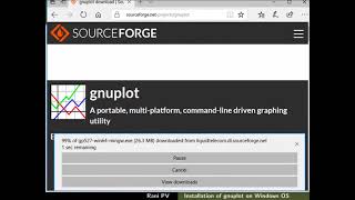 Installation of Gnuplot on Windows OSEnglish [upl. by Enileuqkcaj799]