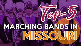 Top 5 High School Marching Bands in Missouri  2021 [upl. by Winfrid941]