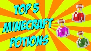 Top 5 Potions in Minecraft [upl. by Dorsman]