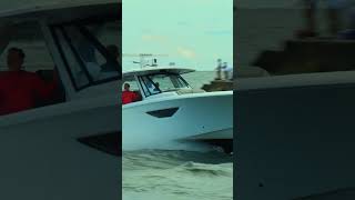 Powerful Boston Whaler Haulover inlet [upl. by Inalaehon423]