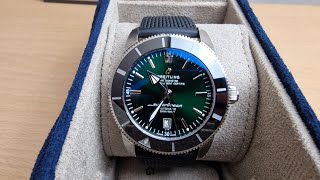 Unboxing the 4950 Breitling Superocean Heritage B20 [upl. by Anirtap]