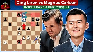 Ding Liren vs Magnus Carlsen  Kolkata Rapid amp Blitz 2019 [upl. by Gaither]