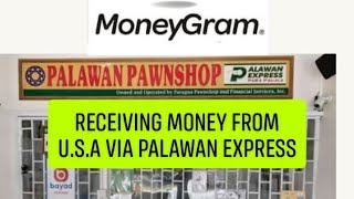 MONEY GRAM IN PALAWAN EXPRESS PHILIPPINES  RECEIVING MONEY FROM USA [upl. by Anayrb]