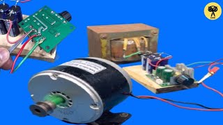 Invent DC Motor Power supply With Regulator Circuit boards [upl. by Boggs590]