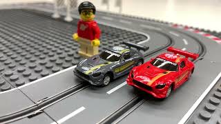 New Micro Slot Racing  World’s Smallest Slot Car Race  Compatible with Bricks [upl. by Favian244]