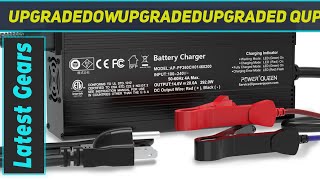 Power Queen 146V 20A LiFePO4 Battery Charger  Short Review [upl. by Cacie758]