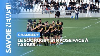 Le SOC rugby simpose face à TARBES [upl. by Idnic302]