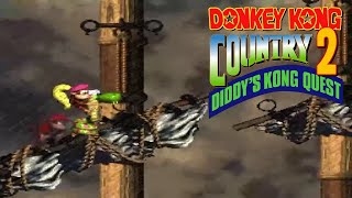 Donkey Kong Country 2 Diddys Kong Quest  Topsail Trouble [upl. by Alyehs]