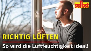 Richtig lüften So bleibt die Wohnung schimmelfrei [upl. by Odoric504]