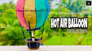 HOW TO MAKE HOT AIR BALLOONDIY 2020Craft Ideas [upl. by Packer701]