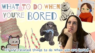 25 Art things to do when your bored [upl. by Naerda923]