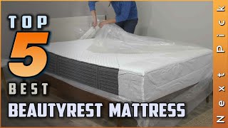 Top 5 Best Beautyrest Mattress Review In 2024  Our Top Picks [upl. by Nonnaehr710]