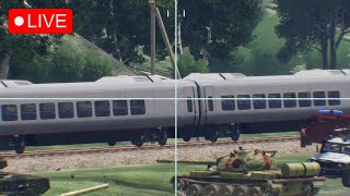 3 seconds ago 50 North Korean Buses amp Trains carrying elite soldiers destroyed by Ukraine  Arma 3 [upl. by Rilda]