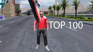 Gangstar Vegas  TOP 100 Hardest  Funniest Kills [upl. by Holihs]