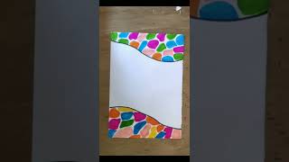 so easy book cover design ideas for school project designytshorts shortvideo [upl. by Waechter353]