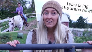 Rich horse girl moves to the country 🤣  funny horse videos [upl. by Aknaib124]